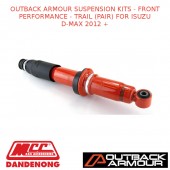 OUTBACK ARMOUR SUSPENSION KITS FRONT - TRAIL (PAIR) FOR FITS ISUZU D-MAX 2012 +